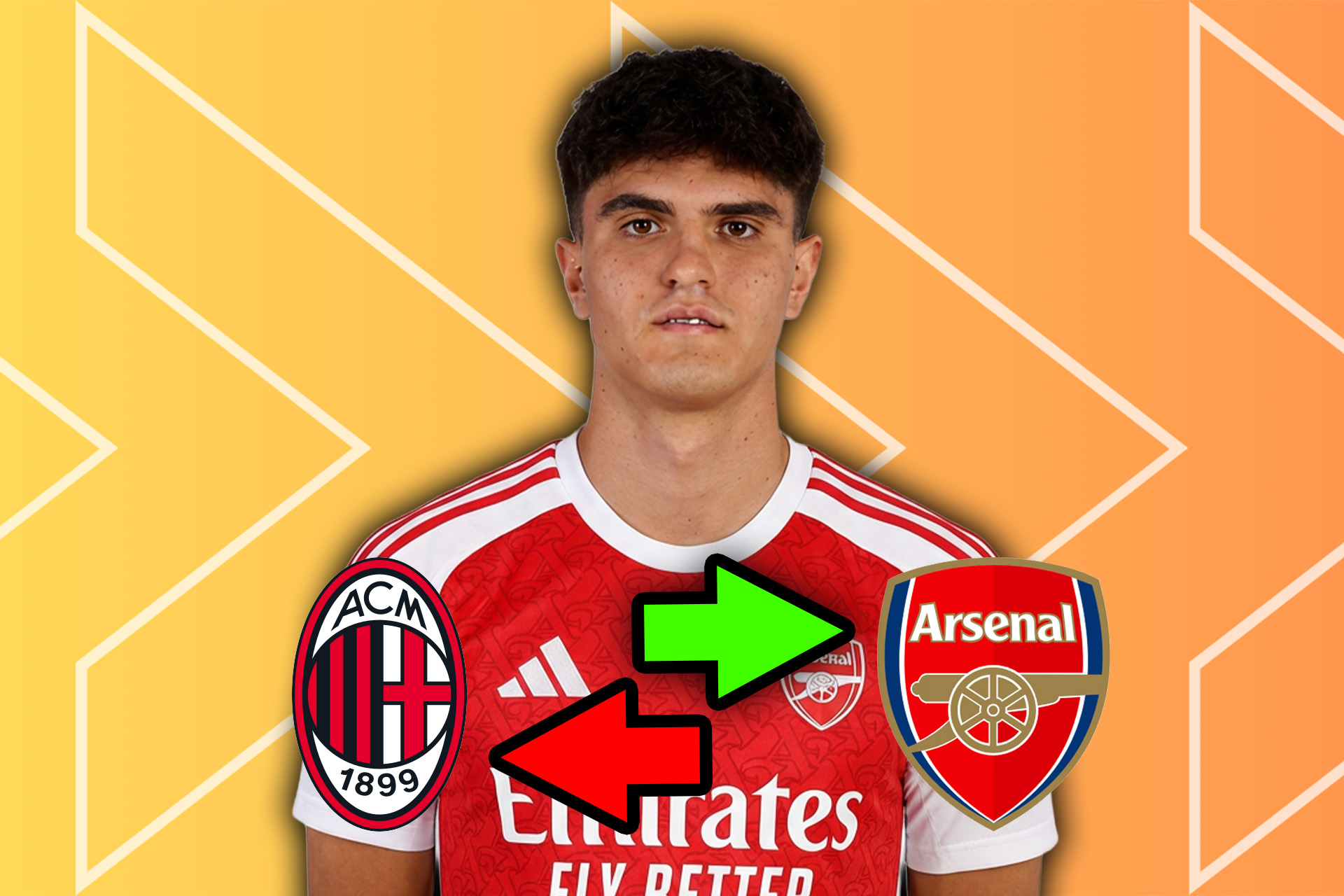 An image of Davide Bartesaghi for Arsenal