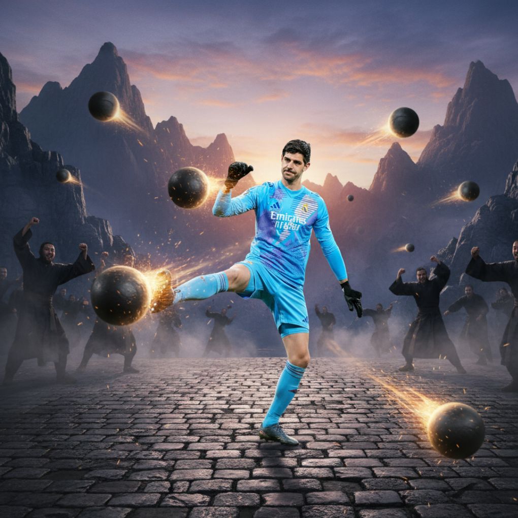 Courtois Keeps Madrid in the Game