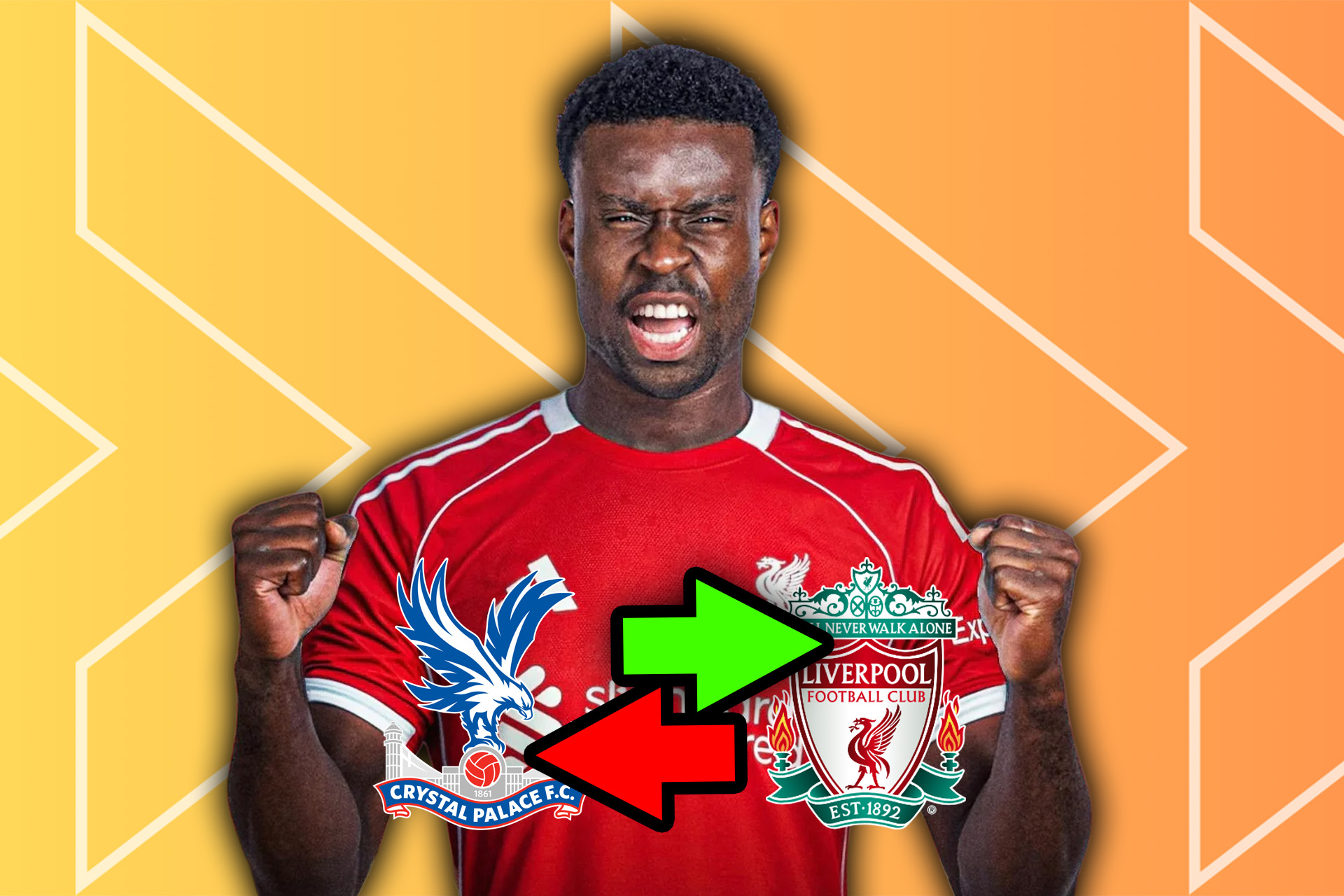 An image of Marc Guéhi from crystal palace to liverpool