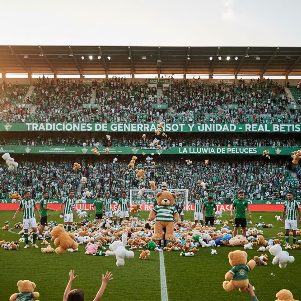 20,000 toys were gathered at Benito Villamarín during a Christmas home game.